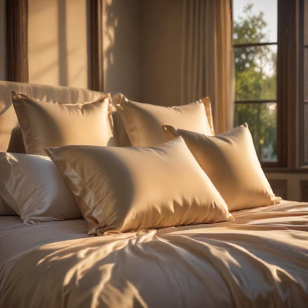 Botanically Bathed Organic Peace Silk Pillowcases
