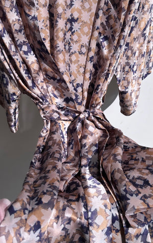 Dream About Me Short Silk Robe: Helios