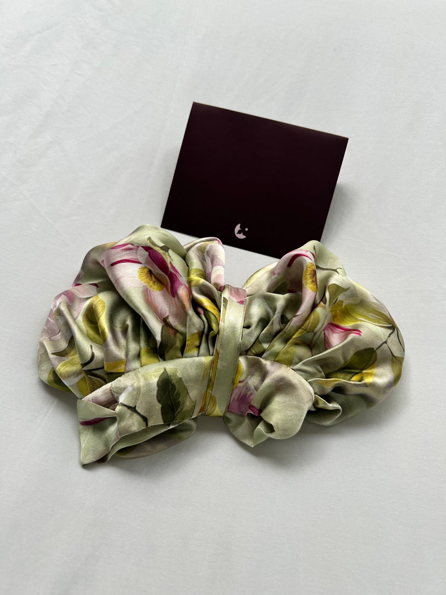 Organic Silk Hair Bonnet- Aranyani Print