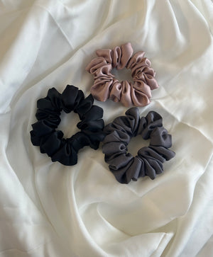 Organic Peace Silk Scrunchies- 003 Large