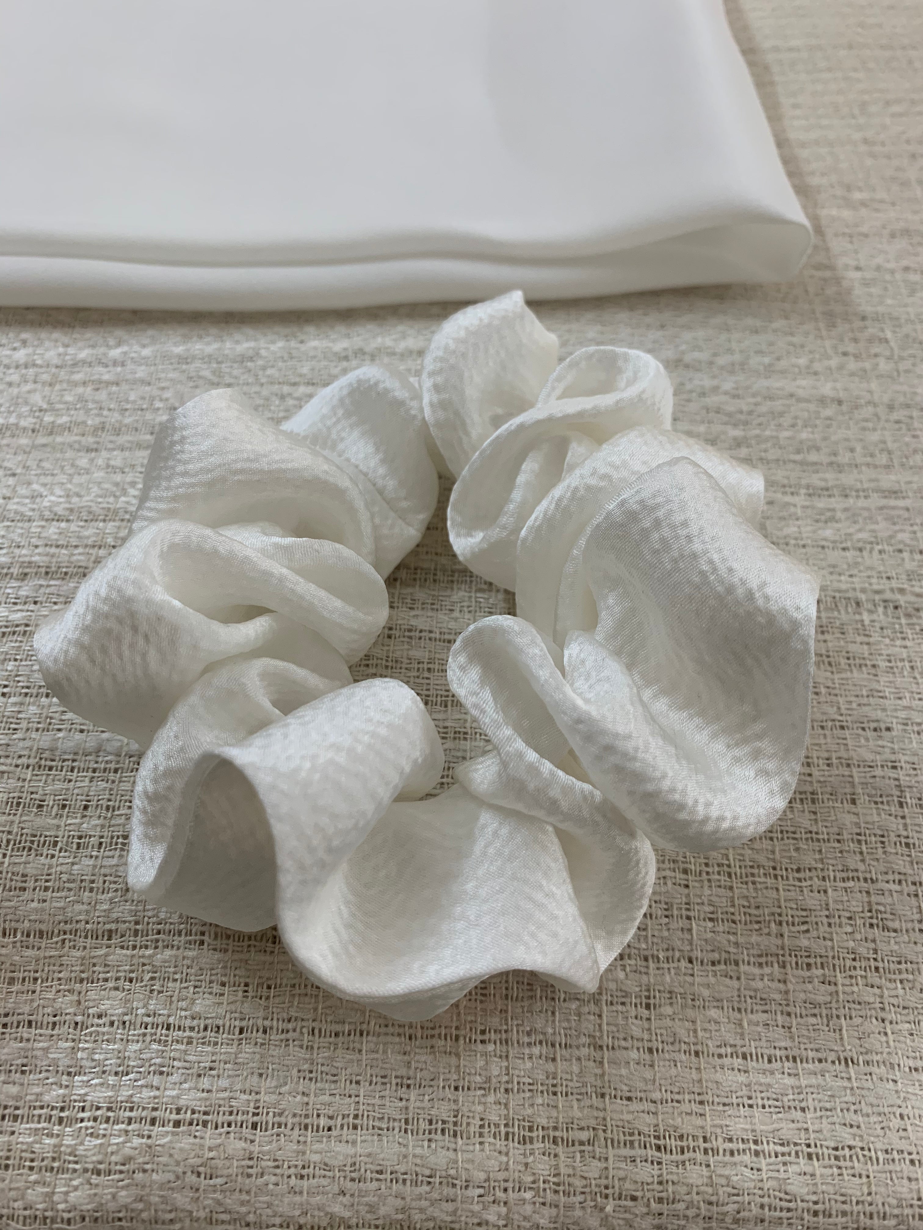 Hammered Silk Scrunchie