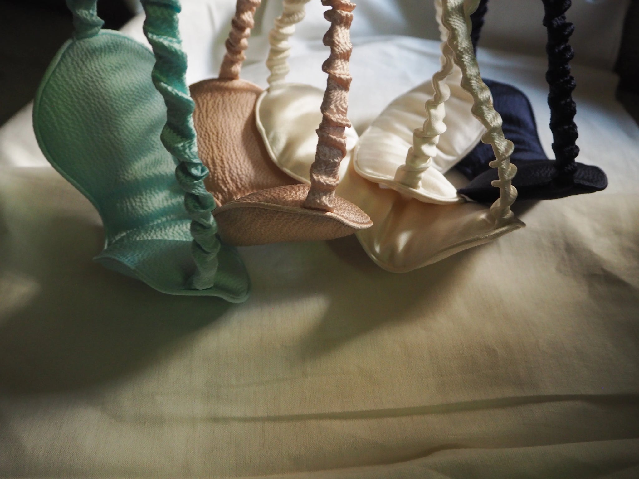 Aegean Aqua: Signature Hammered Silk Eye Pillow