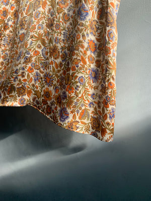 Sol Silk Shirt- Persephone's Garden Print (Gender-Fluid | Custom Sizing)